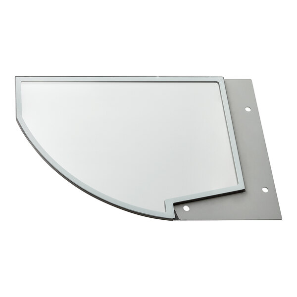 A close-up of the right glass panel with a white border.