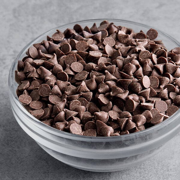 A bowl of Atlas Dark chocolate confectionary drops.