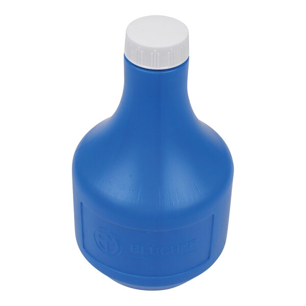 A blue BLUCHER JL-1 Handyfix jointing lubricant bottle with a white cap.