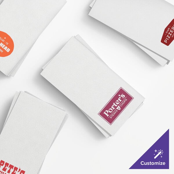 Tork LinStyle 12" x 17" White Customizable Valet 1/6 Fold Guest Towel - 500/Case