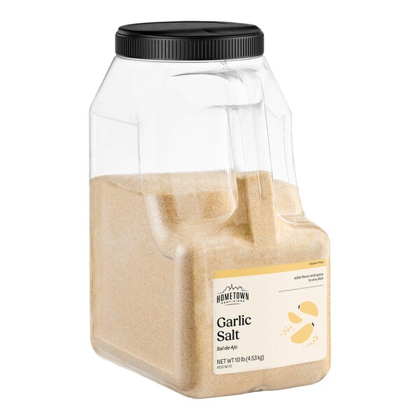 Hometown Provisions Garlic Salt 10 lb. - 4/Case