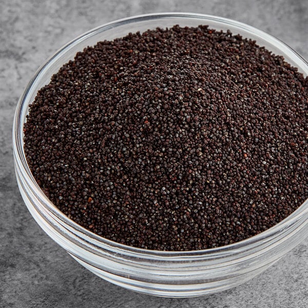 A bowl of Hometown Provisions poppy seeds.