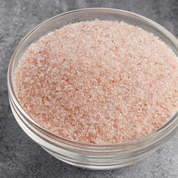 A bowl of Hometown Provisions Himalayan fine sea salt.