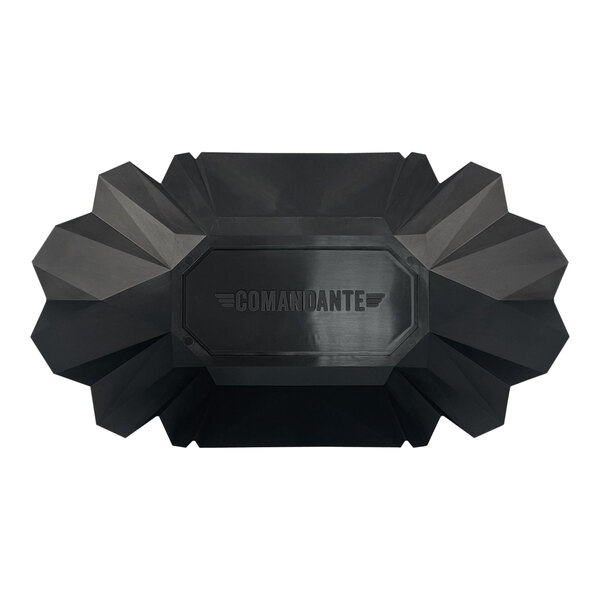 A black rectangular Comandante baby bean tray with the word "bammanite" on it.