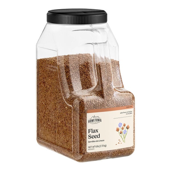 Hometown Provisions Flax Seeds 6 lb. - 4/Case