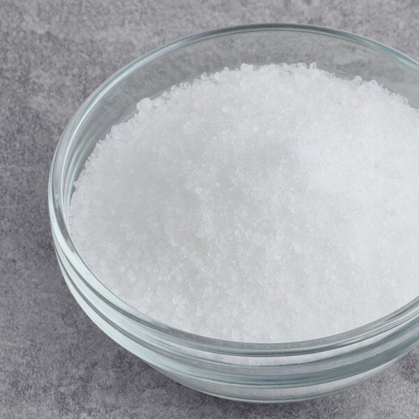 A bowl of Hometown Provisions Coarse Sea Salt.