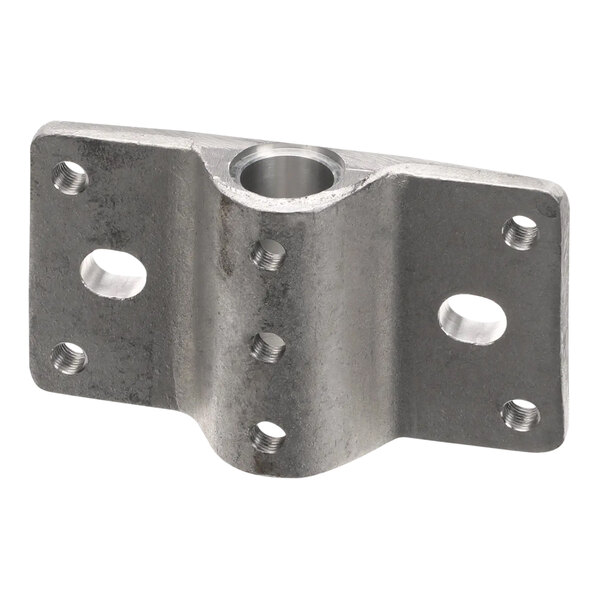 A metal Hobart support bracket with holes.