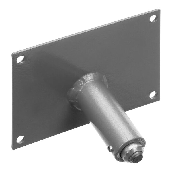 A metal plate with screws on a Hobart Reed Switch Housing.