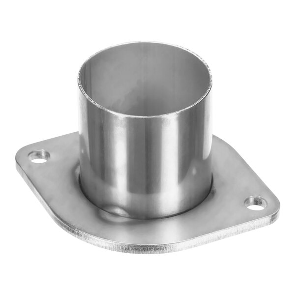 A Hobart stainless steel pump to manifold adapter.