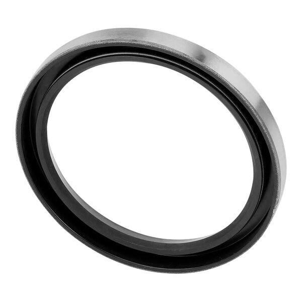 A black rubber Hobart seal ring with grey accents.