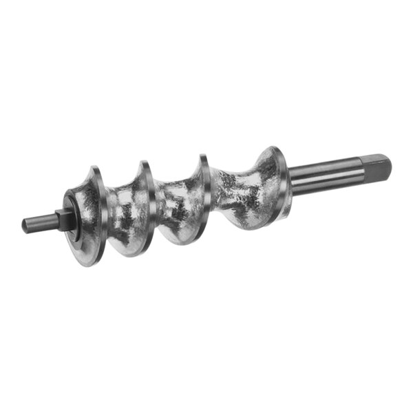 A close-up of a Hobart Worm Assembly, a metal screw with a long end and a metal handle.