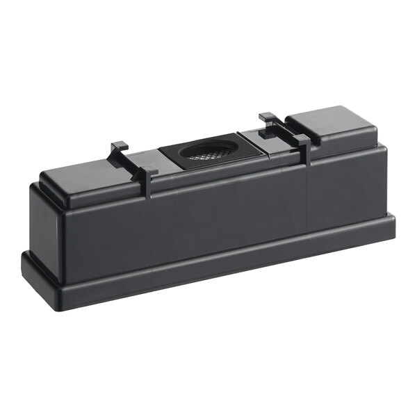 A black rectangular Lavex HEPA filter with two compartments on top.