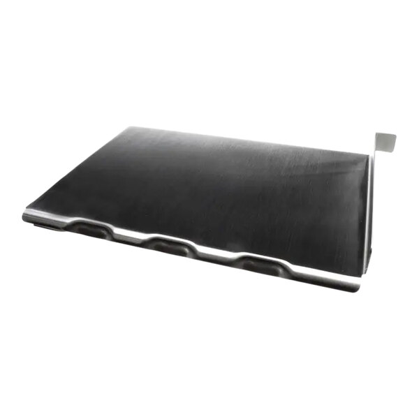 A black rectangular Hobart carriage assembly with a metal handle.