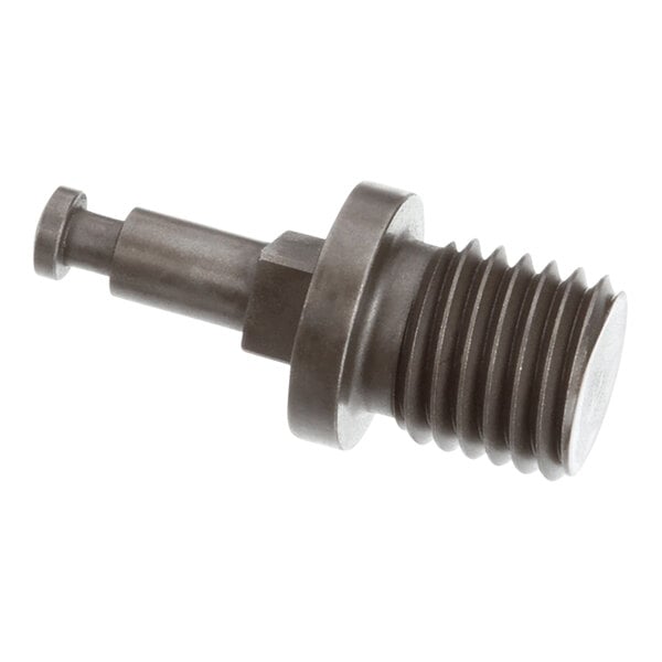 A metal Hobart stud plate with threaded nuts.