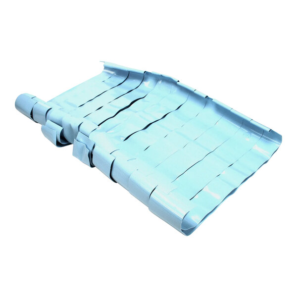 A blue plastic wrap for a Hobart 6Hts Splash Curtain.