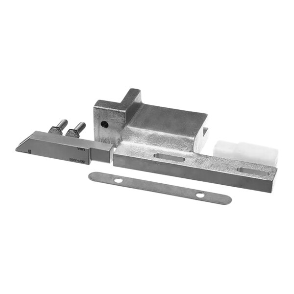 A metal Hobart Holder Guide.