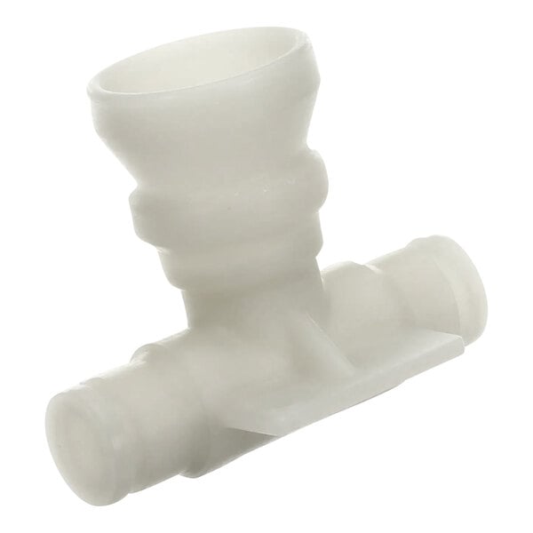 A white plastic Hobart lower rinse hub.