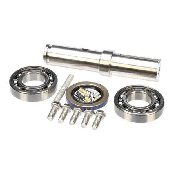 A Hobart lower shaft bearing kit with screws and ball bearing.