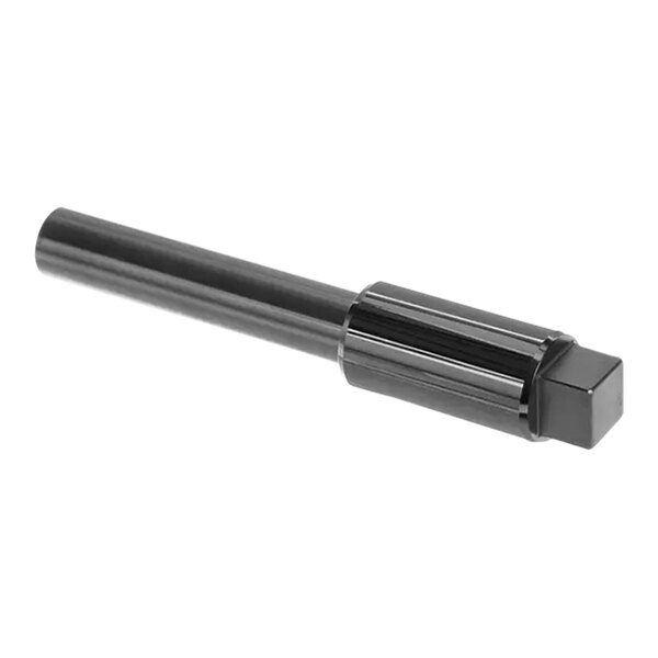 A black metal Hobart square drive shaft with a small hole.