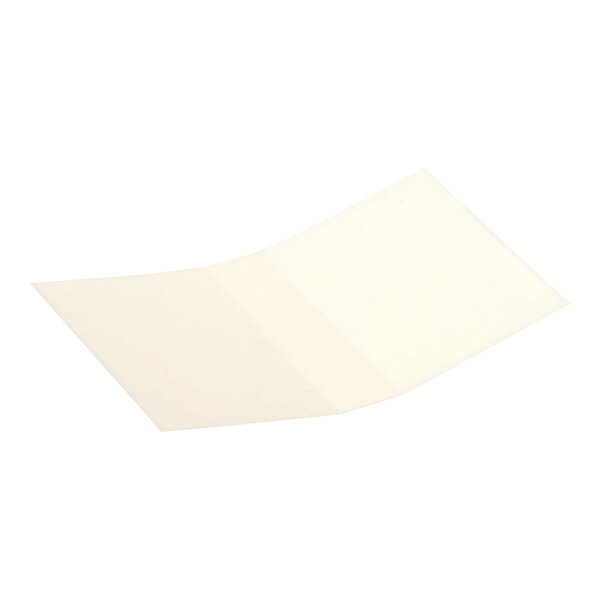 A white folded piece of paper.