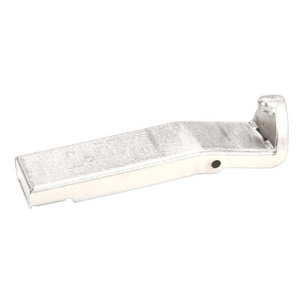 A silver metal Hobart weldment with a white handle.