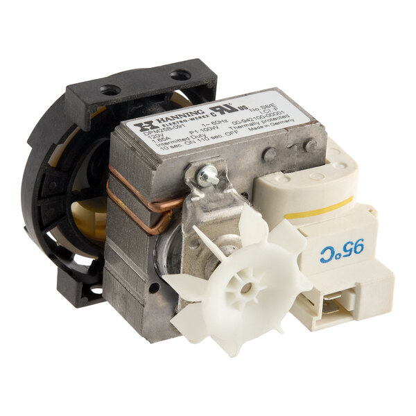 A Hobart 00-942100-00001 drain pump for commercial dishwashers.