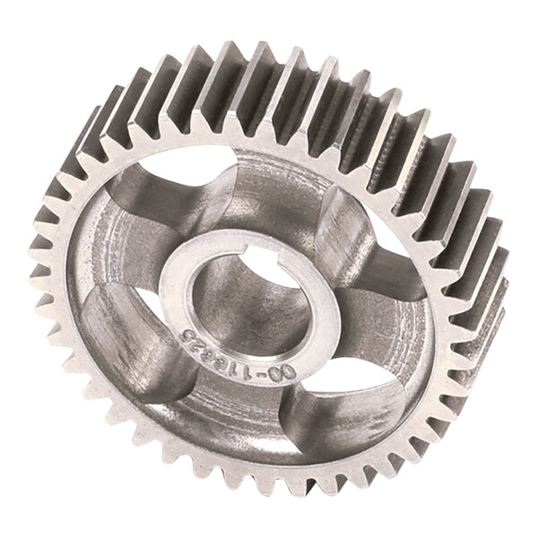 A close-up of a Hobart gear bowl drive gear.