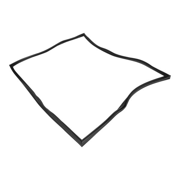 A black rubber gasket for a Hobart door.