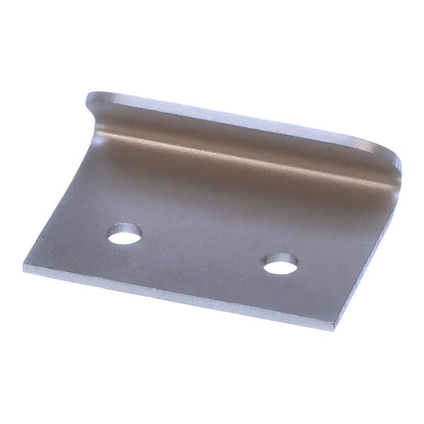 A stainless steel Hobart Clip Cover Retainer with two holes.