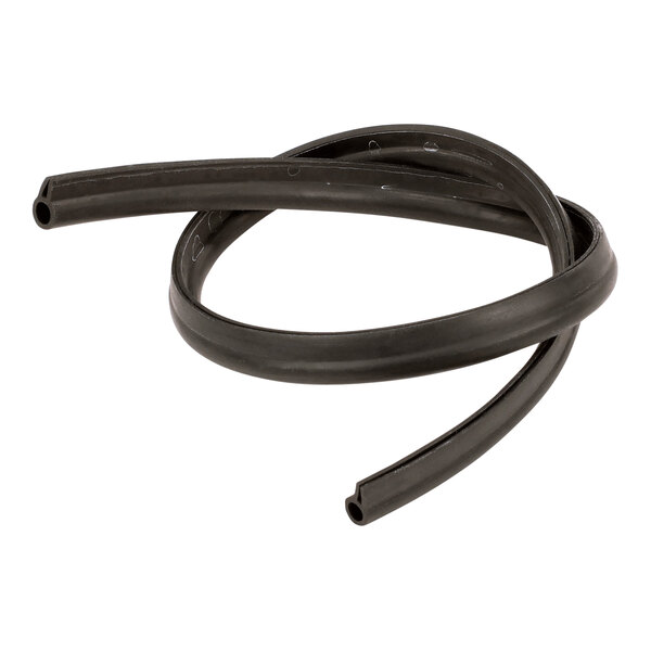 A black rubber tube gasket.