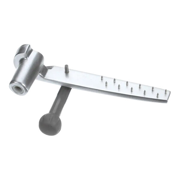 A metal Hobart Meat Grip Sub Assembly with a screw and a ball.