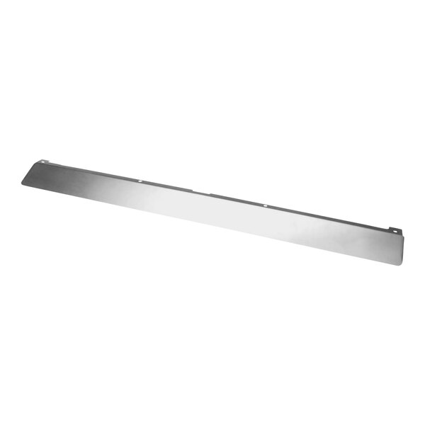 A stainless steel Hobart plate deflector.