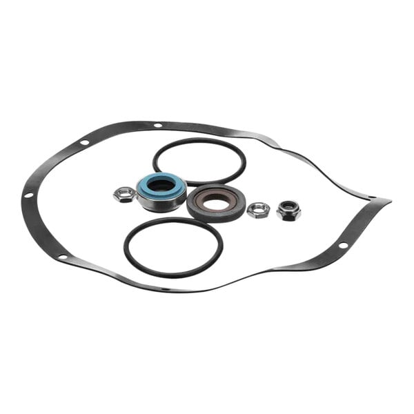 A Hobart mechanical shaft seal kit with gaskets and metal rings.