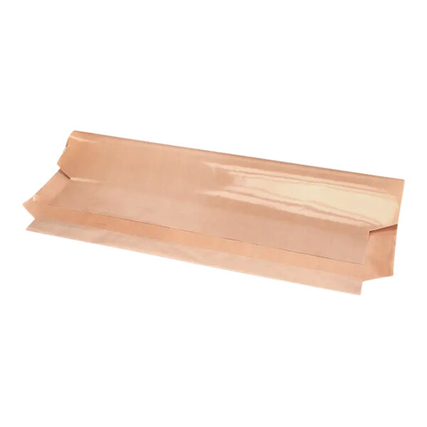 A rectangular brown Hobart PTFE sheet in packaging with a white background.