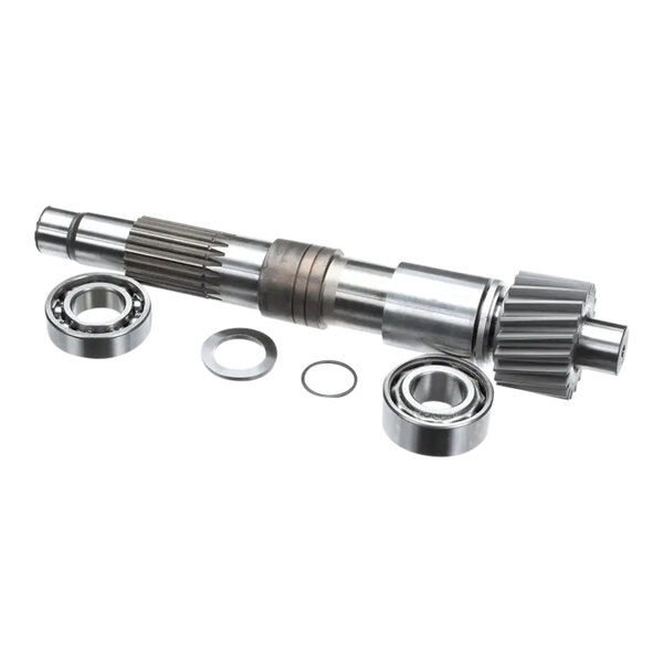 A Hobart clutch shaft kit with a metal gear and bearings.