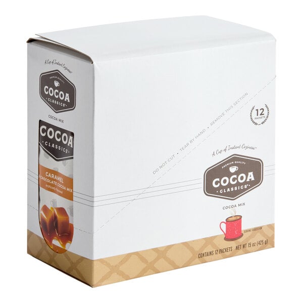 Cocoa Classics Caramel and Chocolate Cocoa Mix Packet - 72/Case