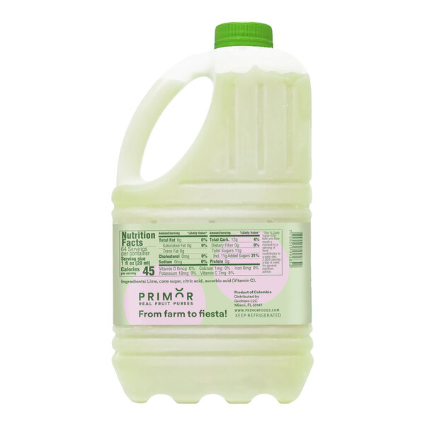 Primor Lime Puree 64 fl. oz. - 3/Case