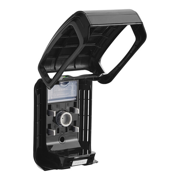 A black plastic case with a white handle for an Oxy-Gen Powered Oxygen-Supreme air freshener system.