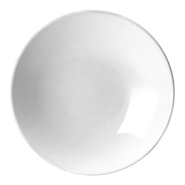 A white Steelite Contour serving bowl on a white surface