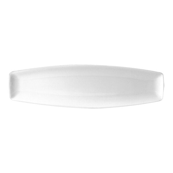 A white rectangular plate.