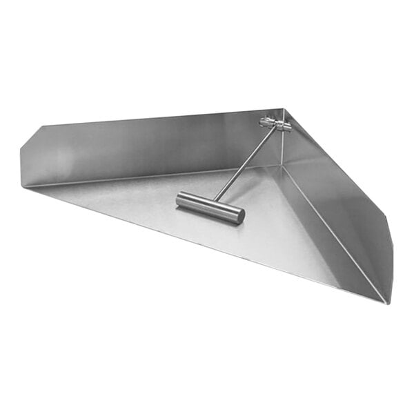 An AllPoints stainless steel sandwich wrap station with a metal rod.