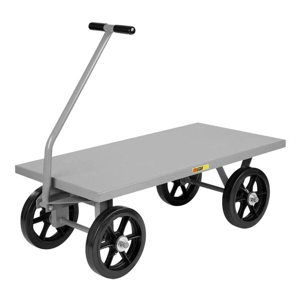 A grey Little Giant wagon truck with black wheels.