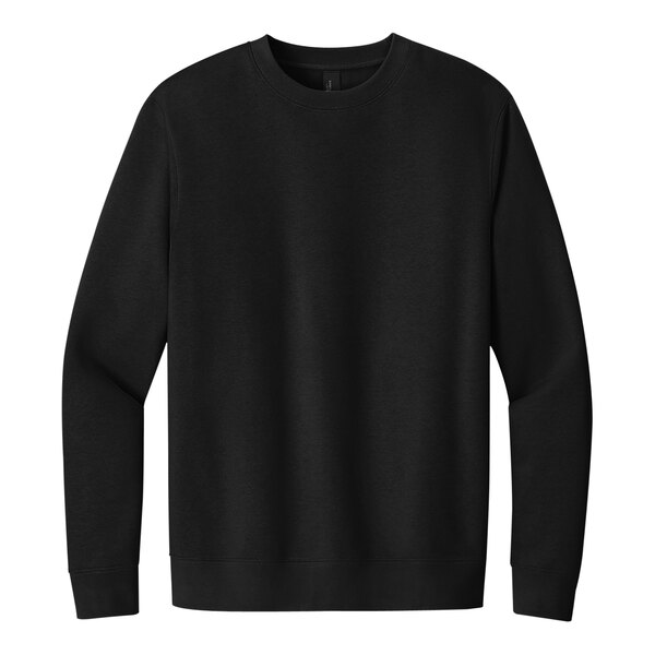A black District crewneck sweatshirt.