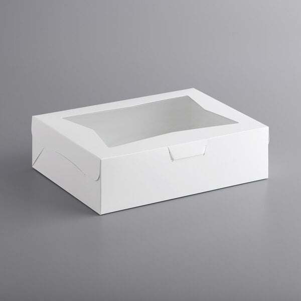 20 Pack NPLUX 12x12x5 inches Cake Boxes with Cake Boards Pie Boxes with Window for Party or Bake Sale 