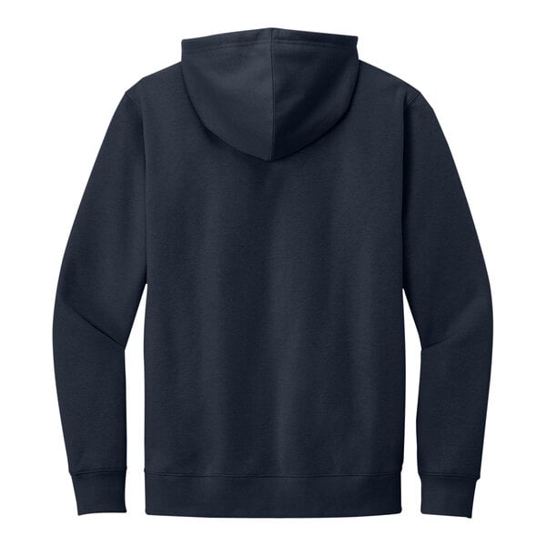 A navy District sweatshirt hoodie with a hood.