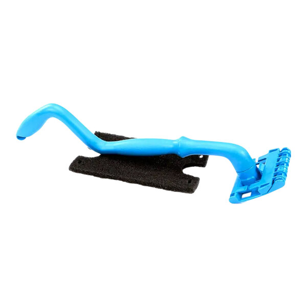 A blue plastic Taylor cleaning pad holder handle.