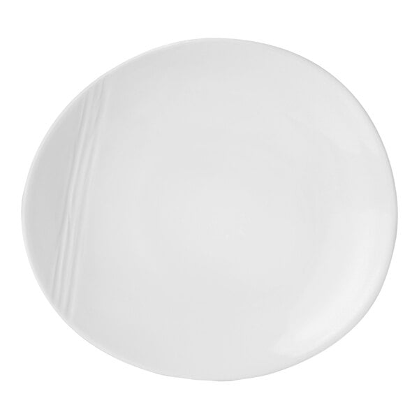 Steelite Distinction Organics 12" White Embossed Plate - 12/Case