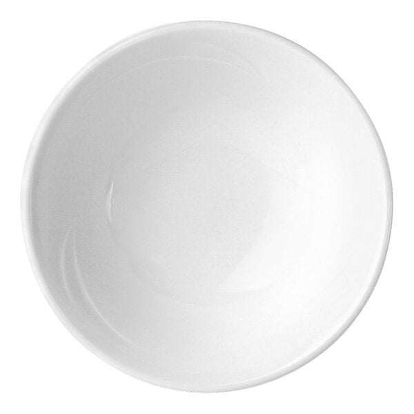 A Steelite Distinction Alvo white embossed oatmeal bowl.