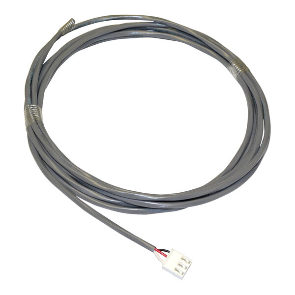 A Canarm remote potentiometer control cable with a grey wire and white connector.