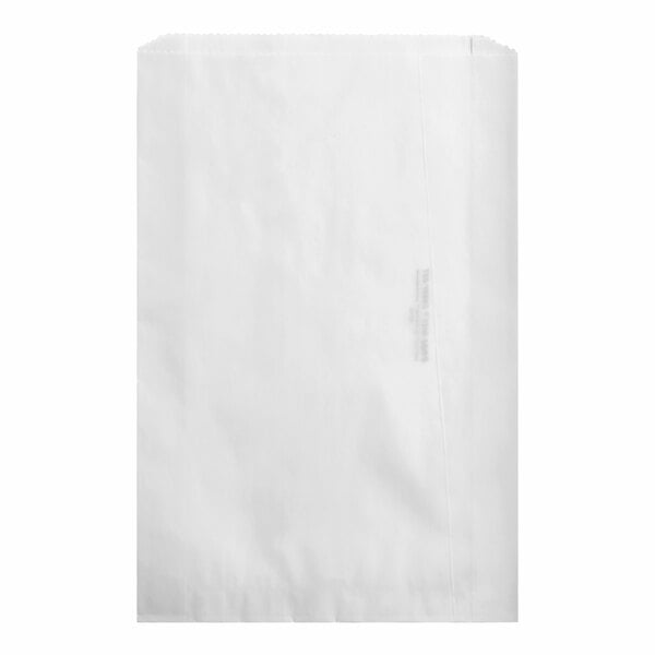 A white paper Bagcraft Dubl Wax bread and pastry bag.